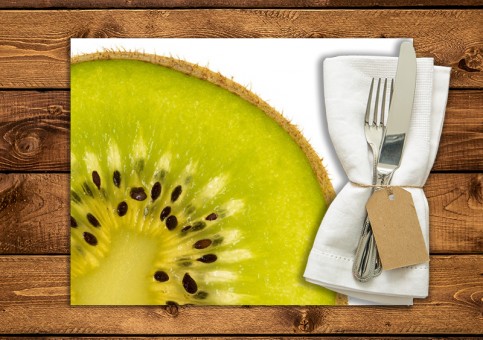 set de table personnalisé Kiwi