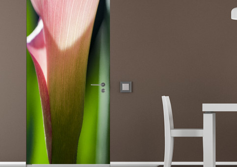 Habillage de porte Fleur De Calla